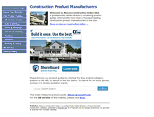 Tablet Screenshot of construction-index.com